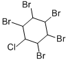 1,2,3,4,5-Pentabromo-6-chlorocyclohexane Structure,87-84-3Structure