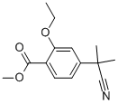 4-(Cyano-dimethyl-methyl)-2-ethoxy-benzoic acid methyl ester Structure,870007-42-4Structure