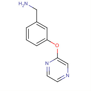 (3-(Pyrazin-2-yloxy)phenyl)methanamine Structure,870061-44-2Structure