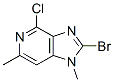 2-Bromo-4-chloro-1,6-dimethyl-1H-imidazo[4,5-c]pyridine Structure,870135-18-5Structure