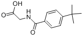 (4-Tert-butyl-benzoylamino)-acetic acid Structure,87015-91-6Structure