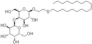 Octadecylthioethyl 4-o-(a-d-galactopyranosyl)-b-d-galactopyranoside Structure,87019-34-9Structure