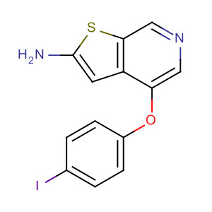 4-(4-Iodo-phenoxy)-thieno[2,3-c]pyridin-2-ylamine Structure,870235-16-8Structure