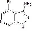 4-Bromo-1h-pyrazolo3,4-cpyridin-3-amine Structure,870244-35-2Structure