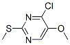 4-Chloro-5-methoxy-2-(methylthio)pyrimidine Structure,87026-45-7Structure