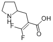 3,3-Difluoro-2-(2-pyrrolidinylmethyl)acrylic acid Structure,870703-86-9Structure