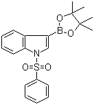 1-(Phenylsulfonyl)indole-3-boronic acid pinacol ester Structure,870717-93-4Structure