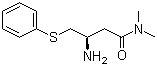 (R)-3-amino-n,n-dimethyl-4-(phenylthio)butanamide Structure,870812-31-0Structure