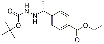 (R)-tert-butyl 2-(1-(4-(ethoxycarbonyl)phenyl)ethyl)hydrazinecarboxylate Structure,870822-90-5Structure