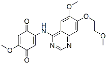 2-Methoxy-5-(6-methoxy-7-(2-methoxyethoxy)quinazolin-4-ylamino)cyclohexa-2,5-diene-1,4-dione Structure,870959-98-1Structure