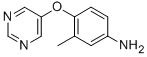 Benzenamine,3-methyl-4-(5-pyrimidinyloxy)- (9ci) Structure,871020-40-5Structure