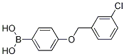 4-(3-Chlorophenylmethoxy)phenylboronic acid Structure,871125-96-1Structure