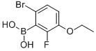 6-Bromo-3-ethoxy-2-fluorobenzeneboronic acid Structure,871126-14-6Structure