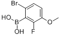 6-Bromo-2-fluoro-3-methoxyphenylboronic acid Structure,871126-17-9Structure