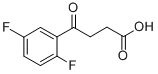 4-(2,5-Difluorophenyl)-4-oxobutanoic acid Structure,871127-78-5Structure