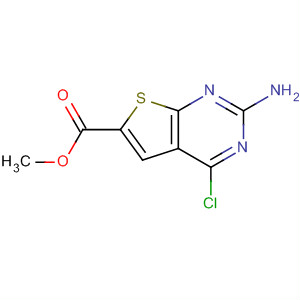 Methyl 2-amino-4-chlorothieno[2,3-d]pyrimidine-6-carboxylate Structure,871231-32-2Structure