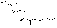 Butyl (r)-(+)-2-(4-hydroxyphenoxy)propionate Structure,87129-32-6Structure