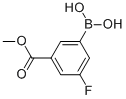 (3-Fluoro-5-methoxycarbonylphenyl)boronic acid Structure,871329-62-3Structure