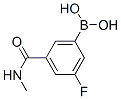 3-Fluoro-5-(methylcarbamoyl)phenylboronic acid Structure,871332-63-7Structure