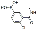 4-Chloro-3-(N-methylcarbamoyl)phenylboronic acid Structure,871332-65-9Structure