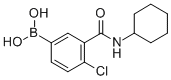 4-Chloro-3-(cyclohexylaminocarbonyl)phenylboronic acid Structure,871332-92-2Structure