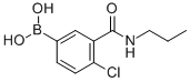 4-Chloro-3-(n-propylaminocarbonyl)phenylboronic acid Structure,871332-93-3Structure