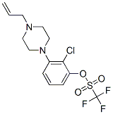 3-(4-Allylpiperazin-1-yl)-2-chlorophenyl trifluoromethanesulfonate Structure,871356-25-1Structure