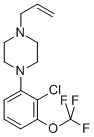 Piperazine,1-[2-chloro-3-(trifluoromethoxy)phenyl]-4-(2-propen-1-yl)- Structure,871357-04-9Structure