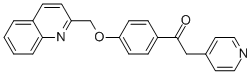 2-Pyridin-4-yl-1-[4-(quinolin-2-ylmethoxy)-phenyl]-ethanone Structure,871507-15-2Structure