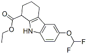 Ethyl 6-(difluoromethoxy)-2,3,4,9-tetrahydro-1h-carbazole-1-carboxylate Structure,871586-76-4Structure