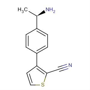 2-Thiophenecarbonitrile, 3-[4-[(1r)-1-aminoethyl]phenyl]- Structure,871720-12-6Structure