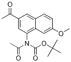 Tert-butyl acetyl(3-acetyl-7-methoxynaphthalen-1-yl)carbamate Structure,871731-76-9Structure