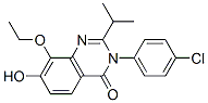 4(3H)-quinazolinone,3-(4-chlorophenyl )-8-ethoxy-7-hydroxy-2-(1-methylethyl)- Structure,871814-31-2Structure