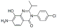 4(3H)-quinazolinone,7-amino-3-(4-chlorophenyl)-8-hydroxy-2-(1-methylethyl)- Structure,871814-50-5Structure