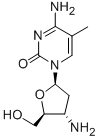 3’-Amino-2’,3’-dideoxy-5-methylcytidine Structure,87190-81-6Structure