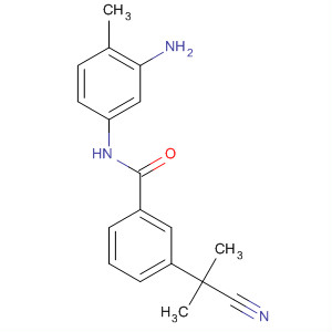 N-(3-amino-4-methylphenyl)-3-(1-cyano-1-methylethyl)benzamide Structure,872090-71-6Structure