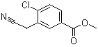 3-Cyanomethyl-4-chlorobenzoic acid methyl ester Structure,872091-83-3Structure