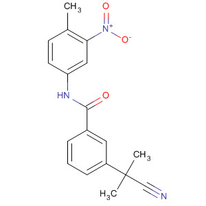 3-(1-Cyano-1-methylethyl)-n-(4-methyl-3-nitro-phenyl)benzamide Structure,872091-89-9Structure