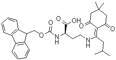 Fmoc-d-dab(ivdde)-oh Structure,872169-32-9Structure