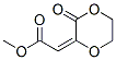 Acetic acid,(3-oxo-1,4-dioxan-2-ylidene)-,methyl ester (9ci) Structure,872295-25-5Structure