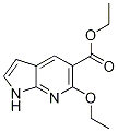 1H-pyrrolo[2,3-b]pyridine-5-carboxylic acid, 6-ethoxy-, ethyl ester Structure,872355-49-2Structure