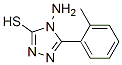 4-Amino-5-(2-methylphenyl)-4H-1,2,4-triazole-3-thiol Structure,87239-95-0Structure