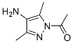 Ethanone,1-(4-amino-3,5-dimethyl-1h-pyrazol-1-yl)- Structure,872407-86-8Structure