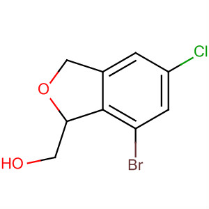 (7-Bromo-5-chloro-2,3-dihydrobenzofuran-2-yl)methanol Structure,872518-53-1Structure