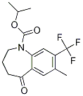 Isopropyl7-methyl-5-oxo-8-(trifluoromethyl)-2,3,4,5-tetrahydro-1h-benzo[b]azepine-1-carboxylate Structure,872624-57-2Structure