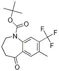 Tert-butyl7-methyl-5-oxo-8-(trifluoromethyl)-2,3,4,5-tetrahydro-1h-benzo[b]azepine-1-carboxylate Structure,872624-59-4Structure