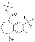 (R)-tert-butyl5-hydroxy-7-methyl-8-(trifluoromethyl)-2,3,4,5-tetrahydro-1h-benzo[b]azepine-1-carboxylate Structure,872624-60-7Structure