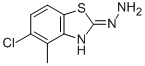 5-Chloro-4-methyl-2(3h)-benzothiazolonehydrazone Structure,872696-07-6Structure