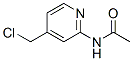 Acetamide,n-[4-(chloromethyl)-2-pyridinyl]- Structure,872706-98-4Structure