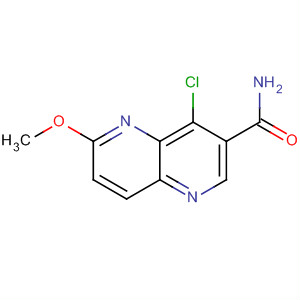 4-Chloro-6-methoxy-1,5-naphthyridine-3-carboxamide Structure,872714-56-2Structure